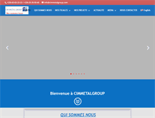 Tablet Screenshot of cimmetalgroup.com